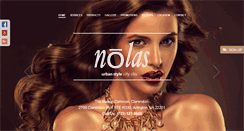 Desktop Screenshot of nolassalon.com